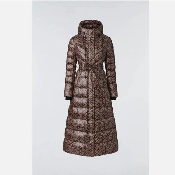 MACKAGE Calina Logo-print Padded Long Down Coat - Picture 5 of 13